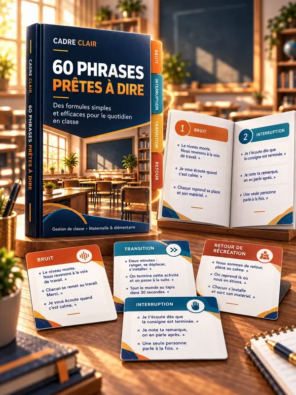 Bonus 1 CADRE CLAIR — 60 phrases prêtes à dire