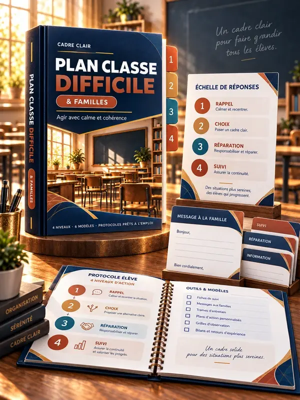 Bonus 4 CADRE CLAIR — Plan classe difficile et familles